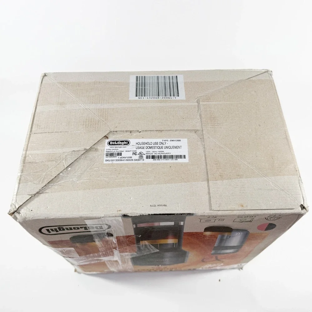 Nespresso Vertuo Next ENV120B Coffee Espresso Maker Black/Gold w Box Part Tested